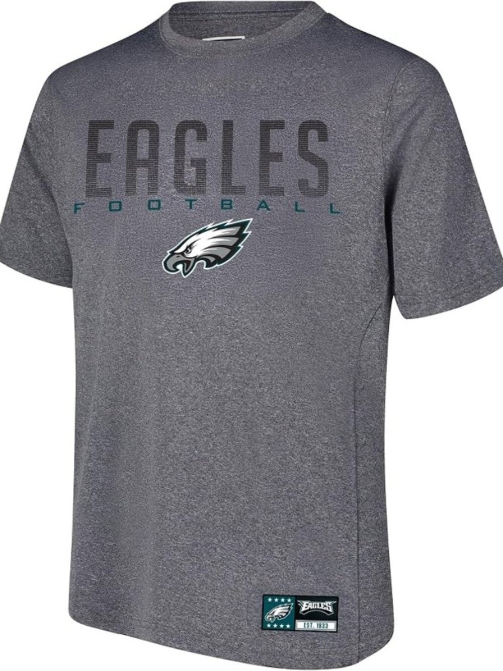 NFL Official Super Soft Philadelphia Eagles Football Crew Neck T-Shirt Size L